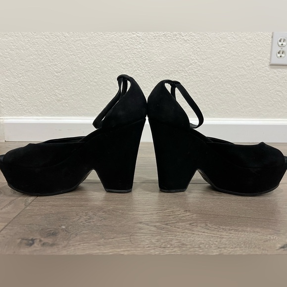 Celine black block platform heels Sz.38 - Picture 9 of 11